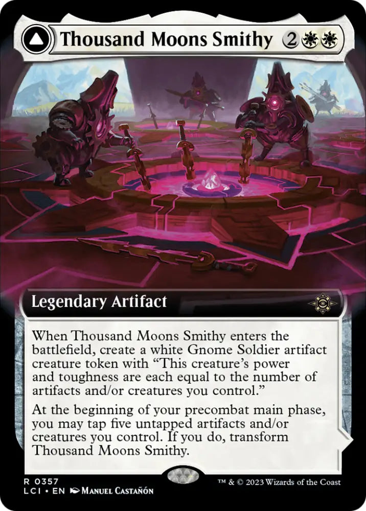 Thousand Moons Smithy (Extended Art) // Barracks of the Thousand [The Lost Caverns of Ixalan] - MTG Single