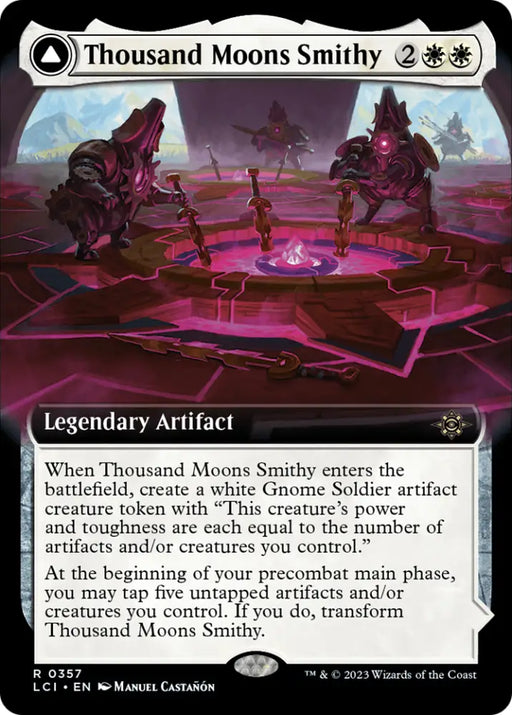 Thousand Moons Smithy (Extended Art) // Barracks of the Thousand [The Lost Caverns of Ixalan] - MTG Single