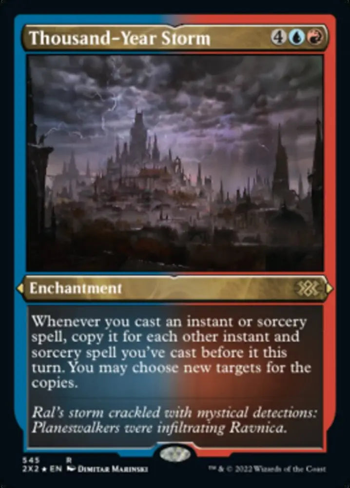 Thousand-Year Storm (Foil Etched) [Double Masters 2022] - MTG Single