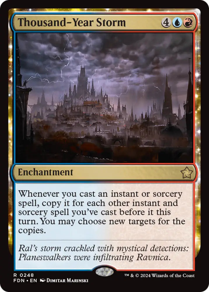 Thousand-Year Storm [Foundations] - MTG Single