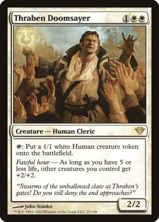 Thraben Doomsayer [Dark Ascension] - MTG Single