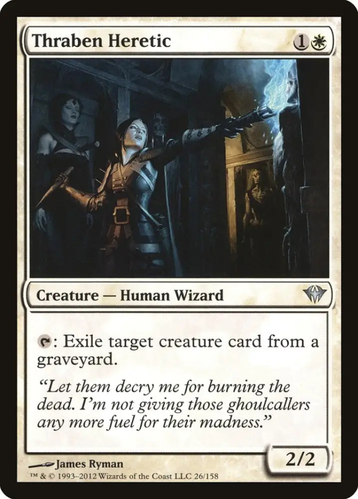 Thraben Heretic [Dark Ascension] - MTG Single