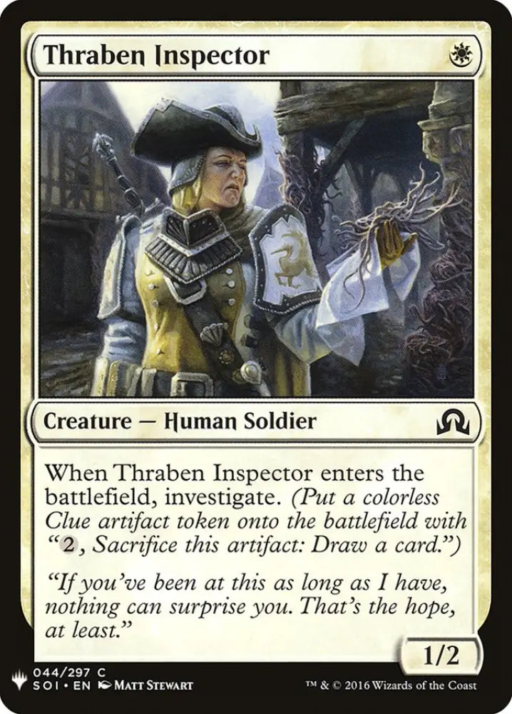 Thraben Inspector [Mystery Booster] - MTG Single