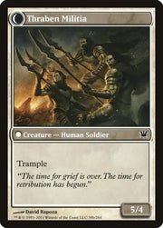 Thraben Sentry // Thraben Militia [Innistrad] - MTG Single
