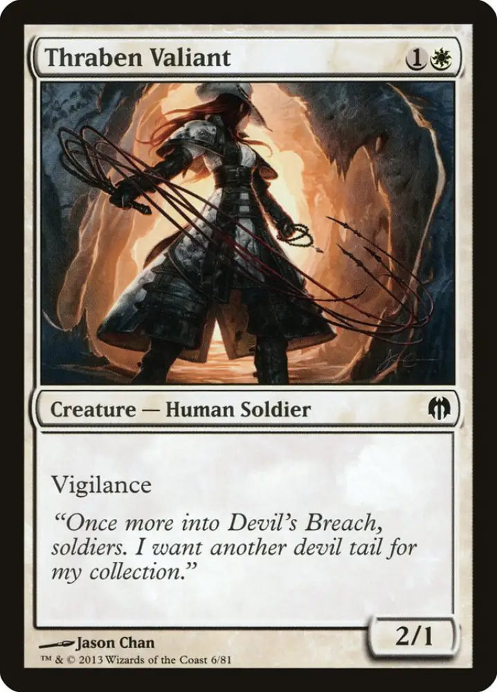 Thraben Valiant [Duel Decks: Heroes vs. Monsters] - MTG Single