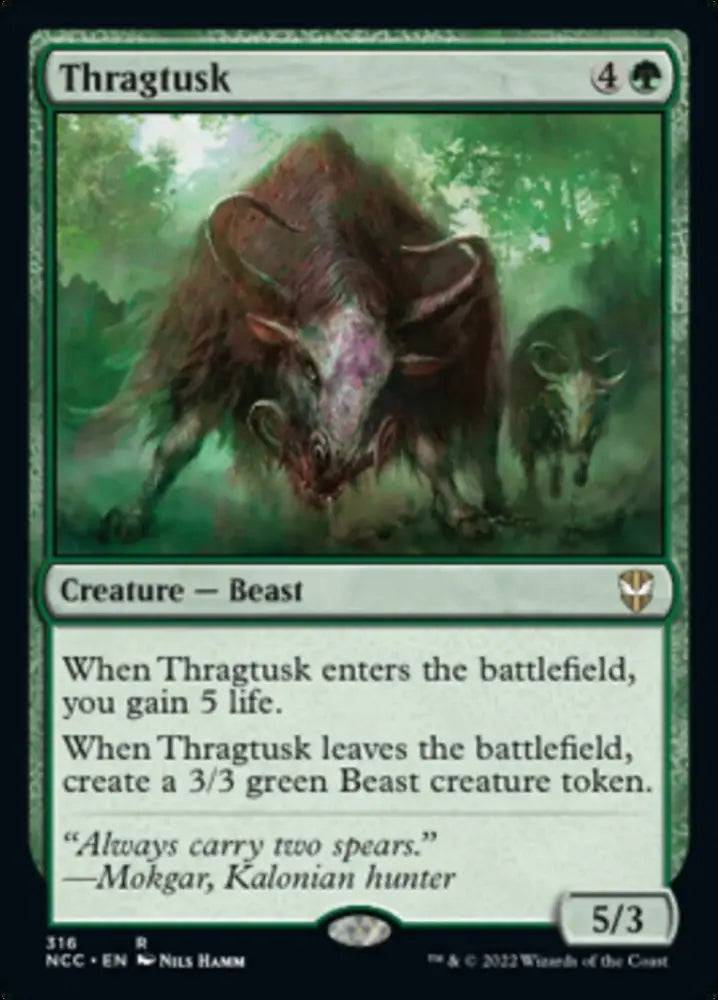 Thragtusk [Streets of New Capenna Commander] - MTG Single