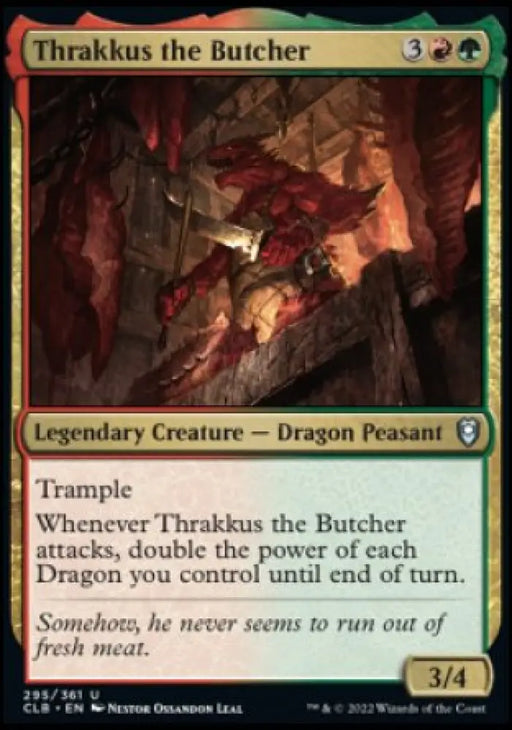 Thrakkus the Butcher [Commander Legends: Battle for Baldur’s Gate] - MTG Single