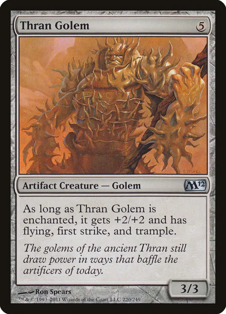 Thran Golem [Magic 2012] - MTG Single