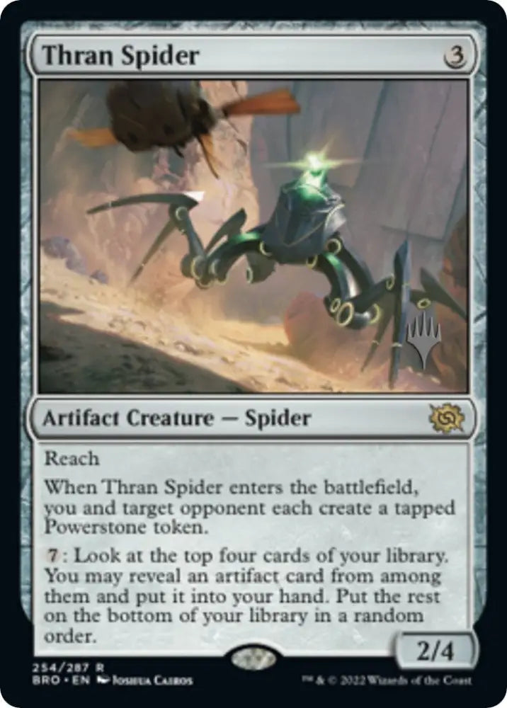 Thran Spider (Promo Pack) [The Brothers’ War Promos] - MTG Single