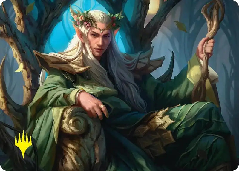 Thranduil, the Elvenking Art Card (Gold-Stamped) (22) [The Hobbit Art Series]