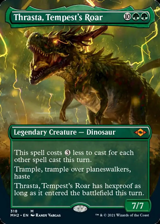 Thrasta Tempest’s Roar (Borderless Alternate Art) [Modern Horizons 2] - MTG Single