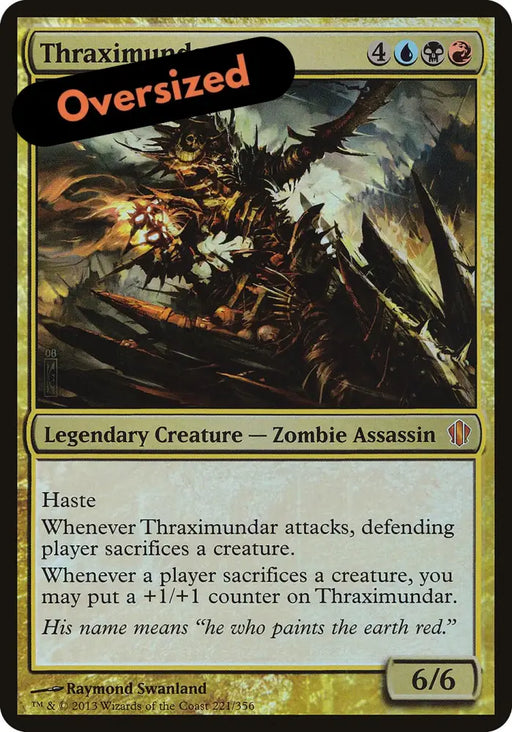 Thraximundar (Oversized) [Commander 2013 Oversized] - MTG Single
