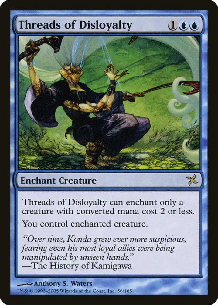 Threads of Disloyalty [Betrayers of Kamigawa] - MTG Single