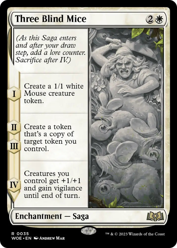 Three Blind Mice [Wilds of Eldraine] - MTG Single