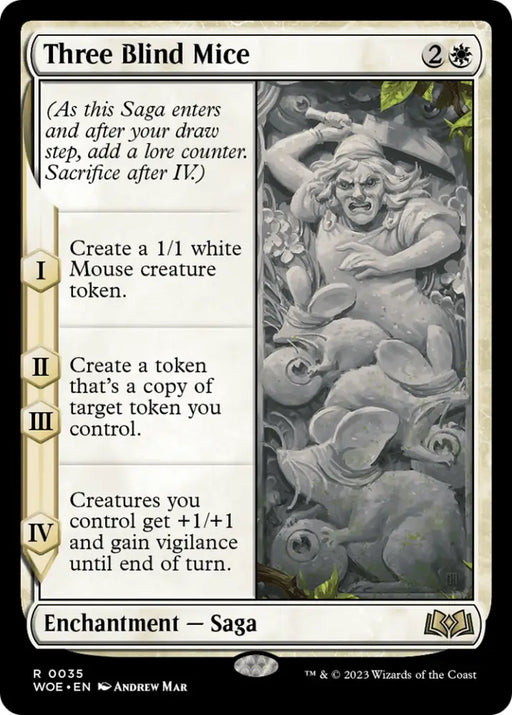 Three Blind Mice [Wilds of Eldraine] - MTG Single