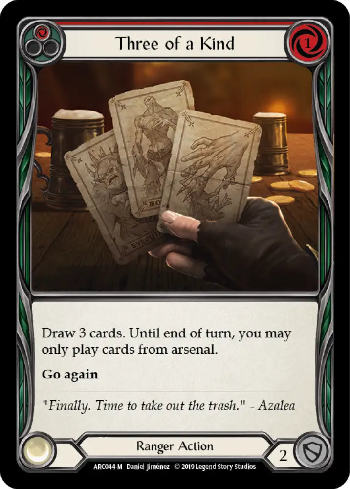 Three of a Kind [Arcane Rising 1st Edition] 1st Edition Normal - Flesh And Blood Single