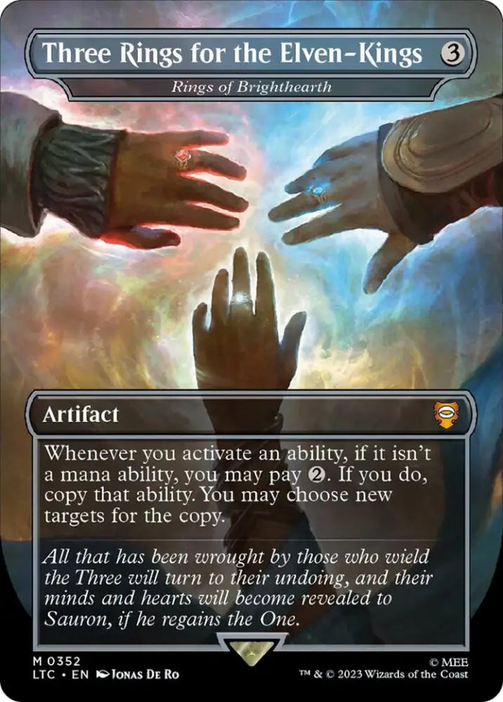 Three Rings for the Elven-Kings - Rings of Brighthearth [The Lord of the Rings: Tales of Middle-Earth Commander] - MTG