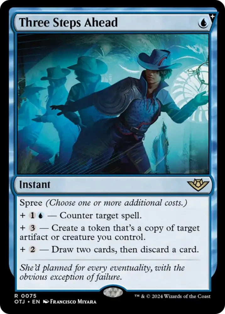 Three Steps Ahead [Outlaws of Thunder Junction] - MTG Single