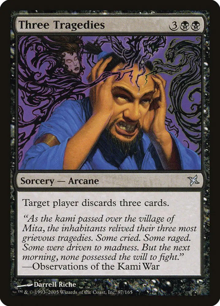 Three Tragedies [Betrayers of Kamigawa] - MTG Single