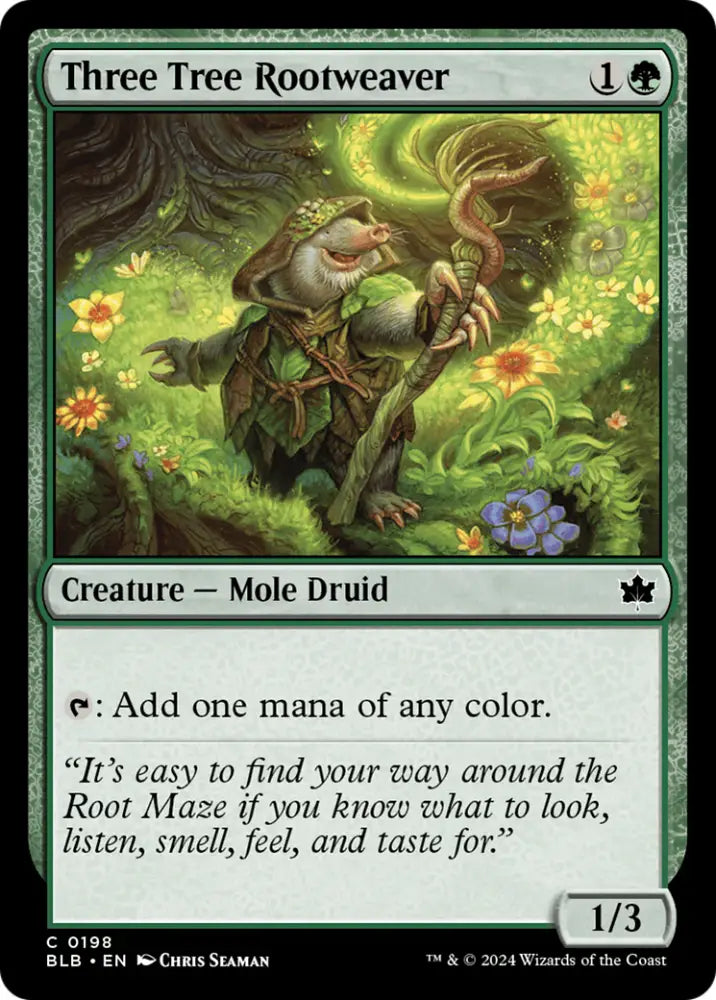 Three Tree Rootweaver [Bloomburrow] - MTG Single