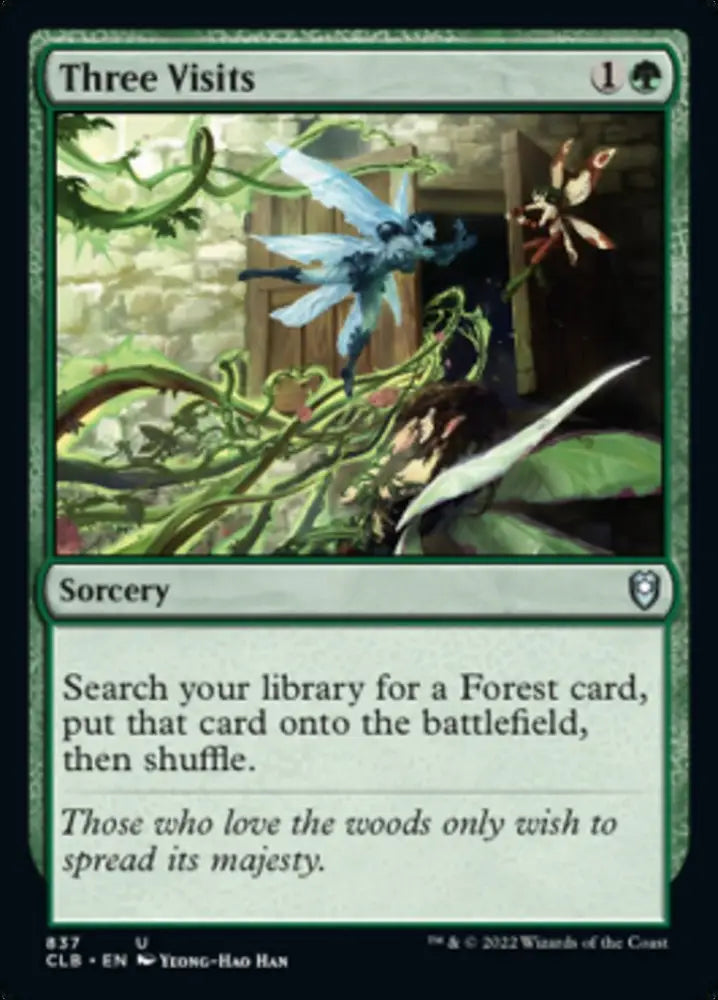 Three Visits [Commander Legends: Battle for Baldur’s Gate] - MTG Single