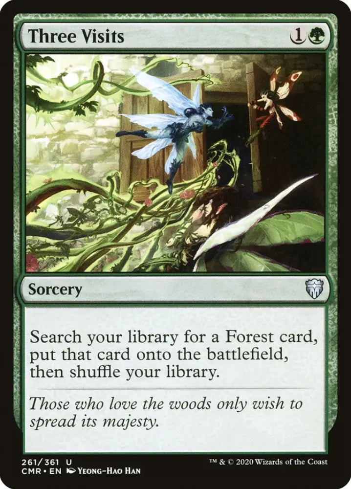 Three Visits [Commander Legends] - MTG Single