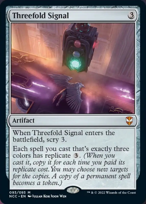 Threefold Signal [Streets of New Capenna Commander] - MTG Single