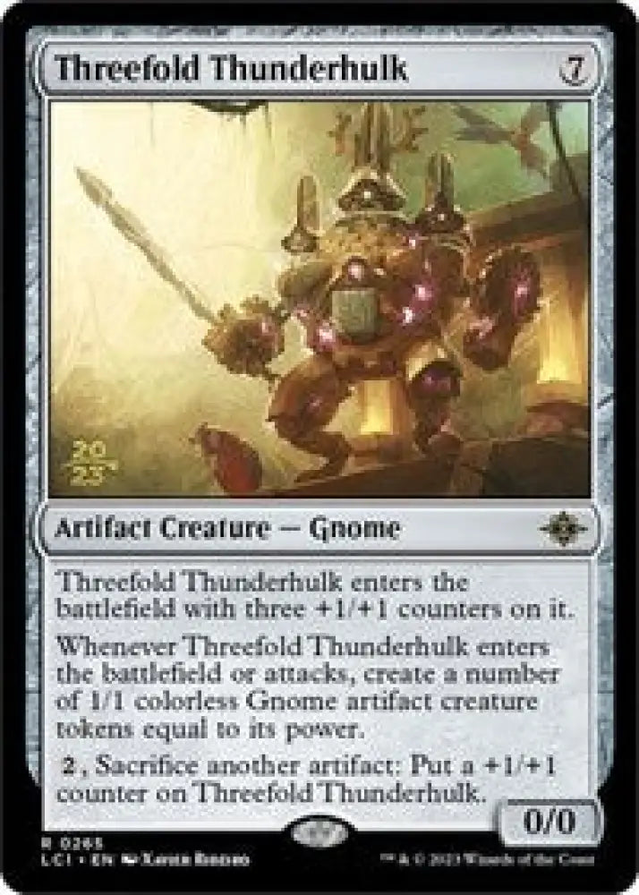 Threefold Thunderhulk (265) [Prerelease Cards]