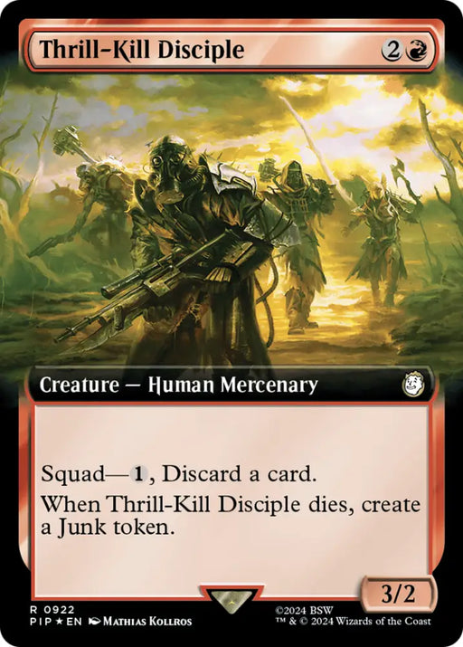 Thrill-Kill Disciple (Extended Art) (Surge Foil) [Fallout] - MTG Single