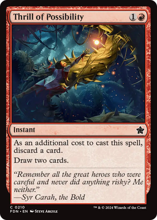 Thrill of Possibility [Foundations] - MTG Single