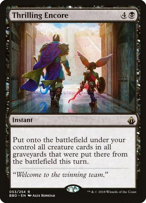 Thrilling Encore [Battlebond] - MTG Single