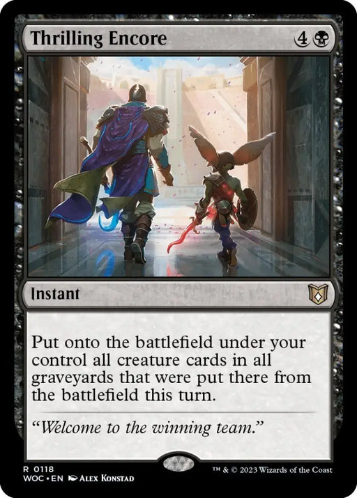 Thrilling Encore [Wilds of Eldraine Commander] - MTG Single