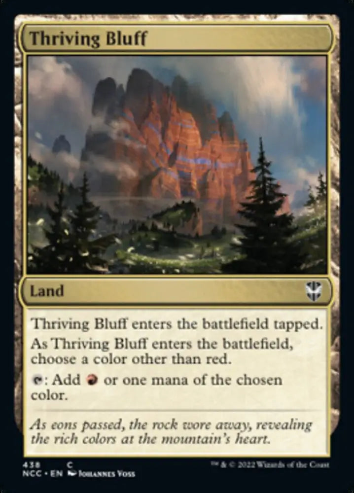 Thriving Bluff [Streets of New Capenna Commander] - MTG Single