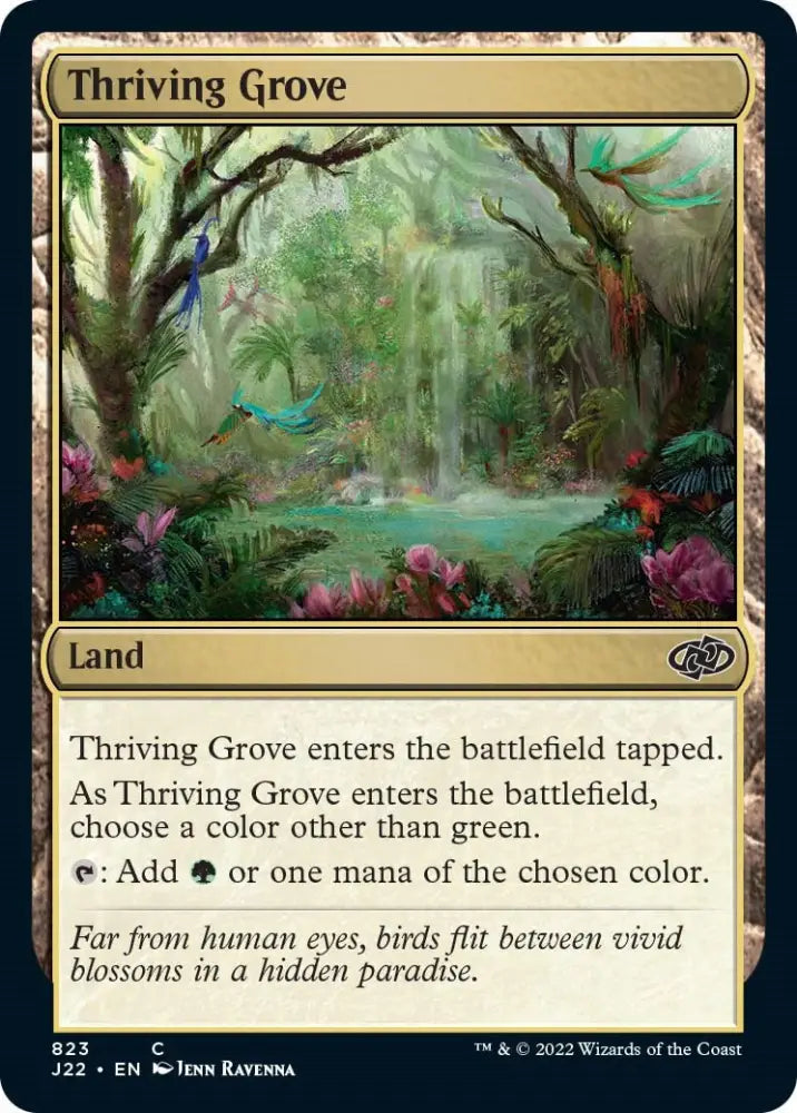 Thriving Grove [Jumpstart 2022] - MTG Single