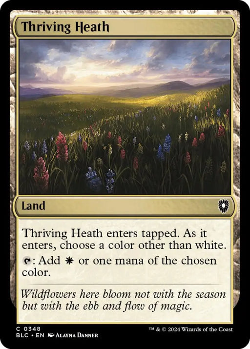 Thriving Heath [Bloomburrow Commander] - MTG Single