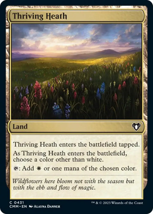 Thriving Heath [Commander Masters] - MTG Single