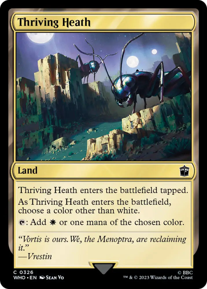 Thriving Heath [Doctor Who] - MTG Single