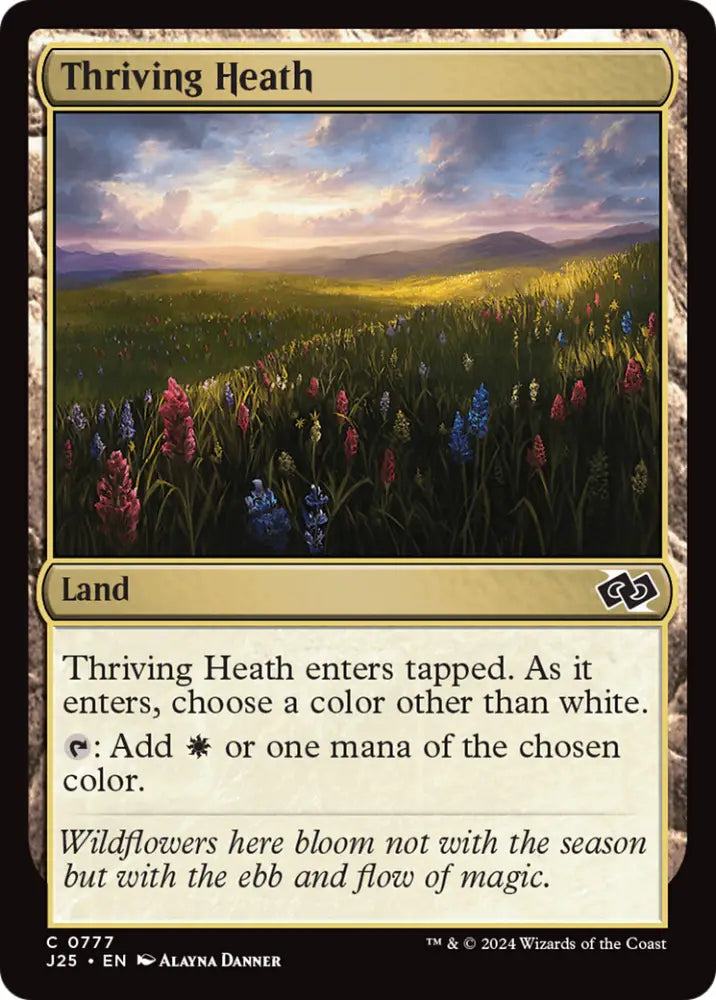 Thriving Heath [Foundations Jumpstart] - MTG Single