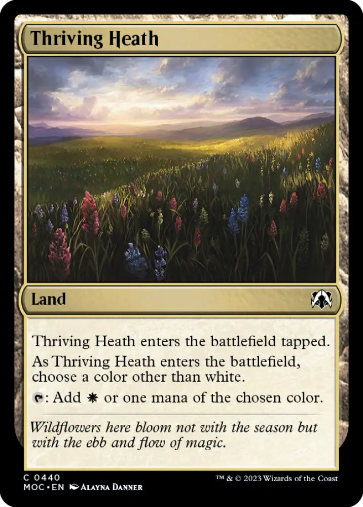 Thriving Heath [March of the Machine Commander] - MTG Single