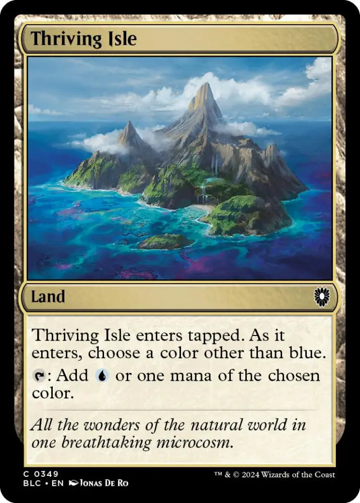 Thriving Isle [Bloomburrow Commander] - MTG Single