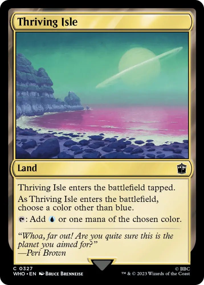 Thriving Isle [Doctor Who] - MTG Single