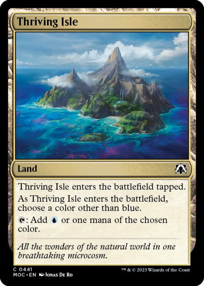 Thriving Isle [March of the Machine Commander] - MTG Single