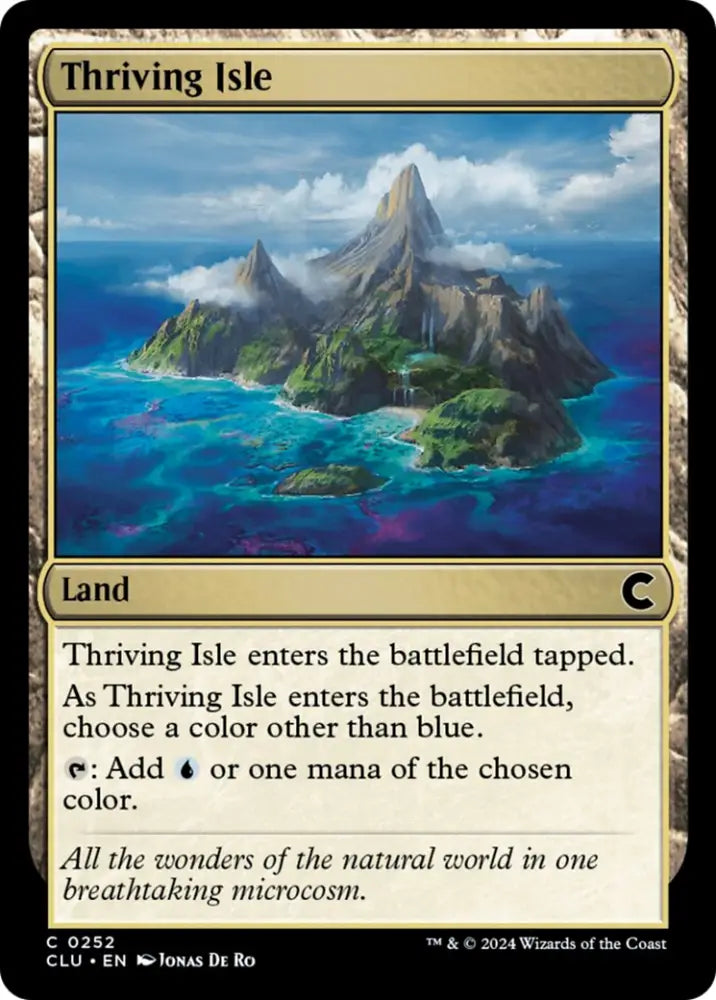 Thriving Isle [Ravnica: Clue Edition] - MTG Single