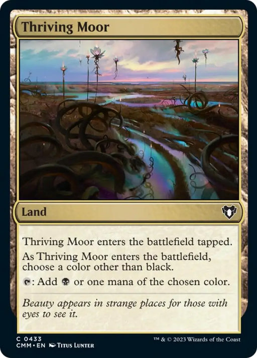 Thriving Moor [Commander Masters] - MTG Single