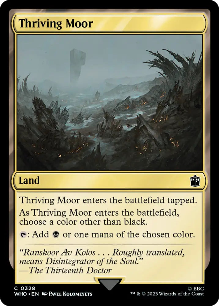 Thriving Moor [Doctor Who] - MTG Single