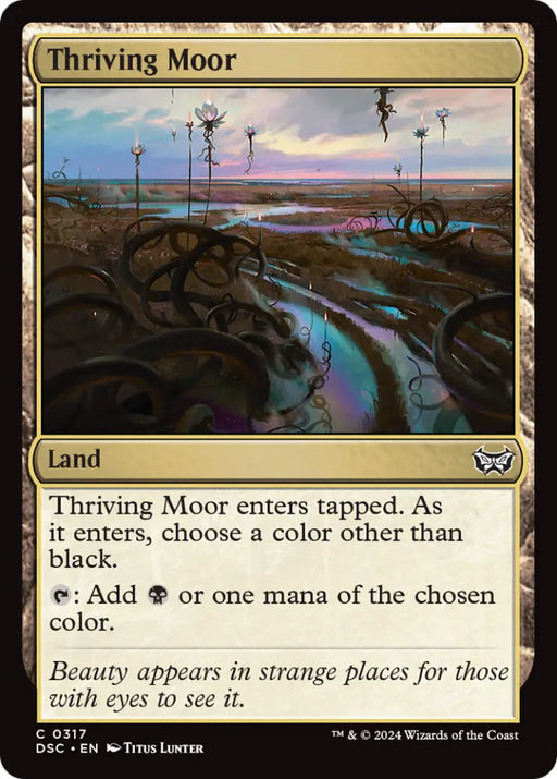 Thriving Moor [Duskmourn: House of Horror Commander] - MTG Single