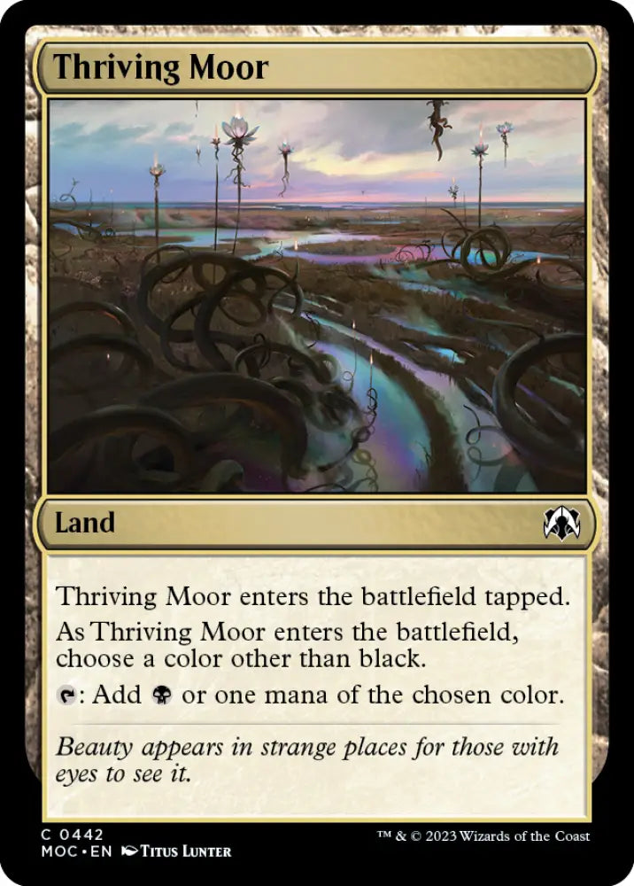 Thriving Moor [March of the Machine Commander] - MTG Single