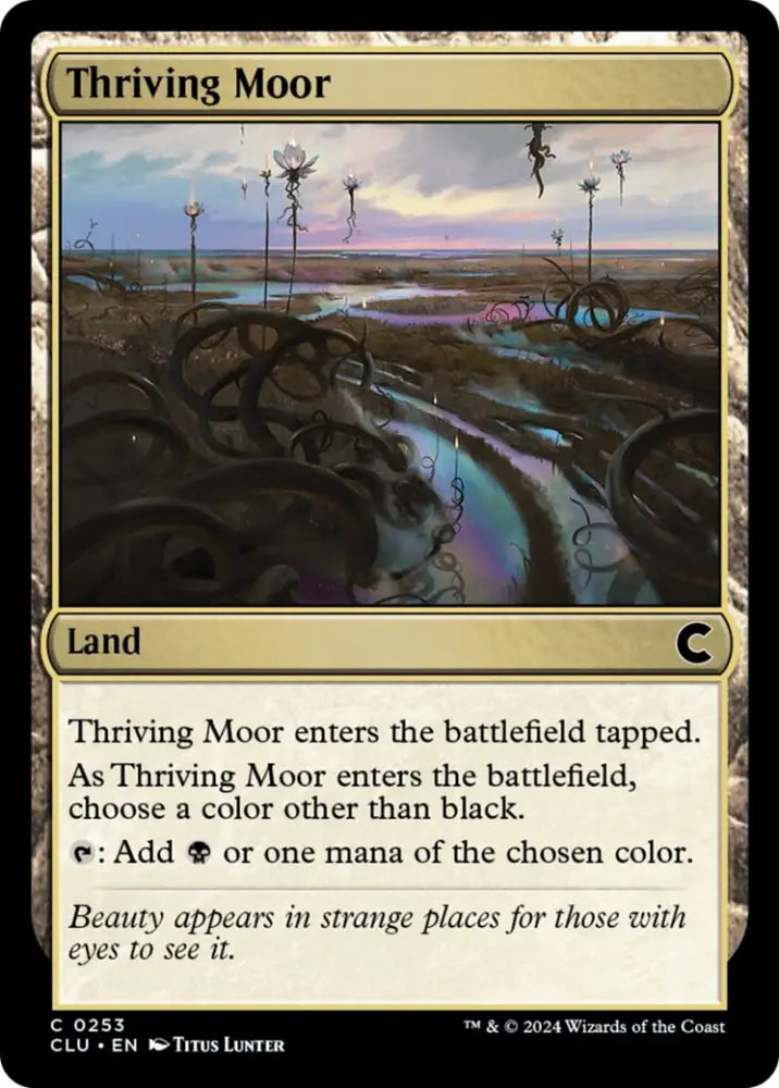 Thriving Moor [Ravnica: Clue Edition] - MTG Single