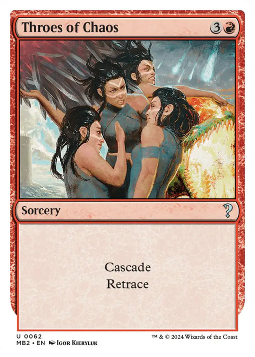 Throes of Chaos (White Border) [Mystery Booster 2] - MTG Single