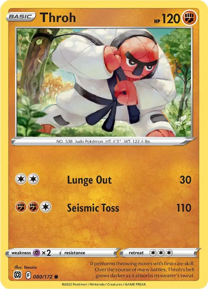 Throh (080/172) [Sword & Shield: Brilliant Stars] - Pokemon Single